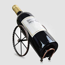 JFFFFWI Portabottiglie da Vino Portabottiglie da Esposizione Retro in Ferro Art, 3 Tipi di Stili (Dimensioni: 19 * 10 * 12cm)
