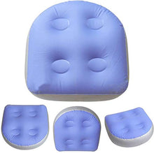 wjy Cuscino Spa Cuscino per Vasca Idromassaggio Sedile Rialzato per Vasca Idromassaggio Cuscino Gonfiabile Morbido per Massaggio Cuscino Imbottito per Schienale Vasca da Bagno per Adulti Bambini