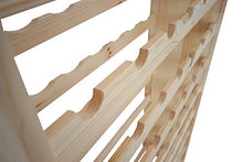 Len Mar.de - Scaffalatura in legno per bottiglie di vino, capienza 91 bottiglie, modello: RW-3-91
