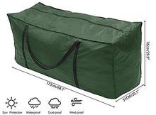 Sundeep - Cuscino da giardino, 173 x 76 x 51 cm, in tessuto Oxford 210D, grande protezione per patio (verde)