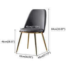 XHCP Sgabello Alto Un Set di 2 sedie da Pranzo in Tessuto, Sedia da Pranzo in Ferro Dorato, Sedia Imbottita in Pelle Scamosciata Casual e Una Cucina, Bar, Sedia da Tavolo, Sedia Laterale (Rosa, g
