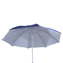 Outsunny Ombrellone Tenda Parasole 2 in 1 da Giardino Spiaggia Protezione UV 50 in Poliestere Ferro con Borsa di Trasporto 210x 222cm
