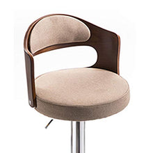 TopJiä con Schienale Sgabelli da Bar Regolabile da Bar -80cm,Ruotabile Seggiola da Bar Cuscini di Lni Sgabello da Bar,Gambe Elettropiattaforma Portante di Carico 150kg,per Cucina Contatore Bar Cibo