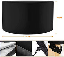 N / A mobili di Copertura Home, Impermeabile Antivento mobili da Giardino UV, coperture Patio Tavolo utilizzato per la Pesante Oxford mobili Panno Rattan,160x90cm,Nero