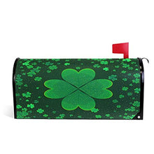 San Patrizio Giorno Trifoglio Plaid Verde Foglie di Trifoglio Copertina Magnetica Giardino Cantiere Casa Decor Dimensioni Standard 53,3 cm x 45,7 cm