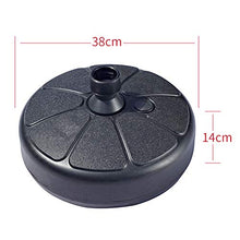 Urhause Base per Ombrellone da Giardino in Plastica Rotonda,Supporto Ombrelloni Che può Contenere 30 kg di Acqua o Sabbia,Adatto per Palo per Ombrellone da 35-38 MM