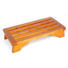 XD Sgabello da Bagno in Legno barile poggiapiedi Gradino Panca Piccolo Sgabello Rettangolare Sgabello Doccia Sgabello Pedale Impermeabile Antiscivolo