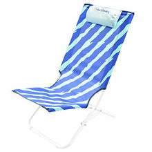 Pierre Cardin, Celeste, Linea Haiti, Spiaggina Tolosa, Sdraio Sedia Pieghevole, Giardino Mare, 53x49x73