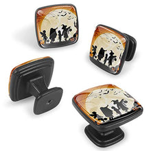 Usanze di Halloween 4 PCS Pomelli per Porta, Pomolo per Mobile, Pomelli per Mobili con Viti, Maniglia per Armadietto, Pomelli per Porta, Pomelli per Cassetti per Porta, Armadio, Cassetto e Credenza
