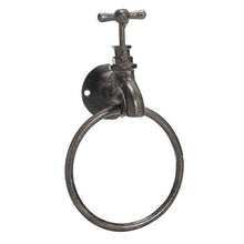 DyNamic Cremagliera Del Supporto Del Portasciugamani Di Casa Del Gancio Del Tovagliolo Dell'Anello Del Gancio Di Bagno Industriale Del Ferro Da Stiro Rustico