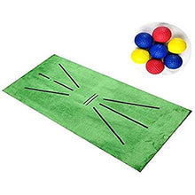 Tappetino da golf per allenamento da golf, per battute di rilevamento dell'oscillazione, tappetino da golf per addestramento, mini golf, portatile, ideale come regalo per casa, interno ed esterno