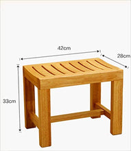 MGMDIAN Sgabello da Bagno Piccolo in Rovere Vecchio Antiscivolo Sgabello da Bagno con Doccia Sedile Doccia Accessori da Bagno