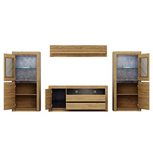 Homeface Ancona VB-01 - Set di 4 pareti per soggiorno, 4 pezzi, in rovere Grandson