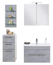 Set di mobili da bagno SANTINI 75 (4 pezzi) grigio cemento