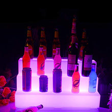 Portabottiglie Illuminato - Illuminato Balconcino portabottiglie LED Porta Bicchiere di Vino Illuminato Vetro per Casa Discoteca Bar Club Compleanno Festa