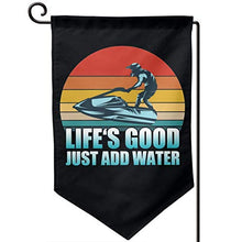 Bandiera da giardino per moto d'acqua Decorazione festiva Bandiera bifacciale 12,5"x 18"