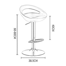 Sgabello da Bar Fashion Pu + Placcatura Metallo Utile Rotazione Di 360 ° Può Sollevare Sedia da Ufficio Famiglia Sgabello Alto Reception Sgabello Reception Multi-Colore Opzionale (Colore: 3), B-T,