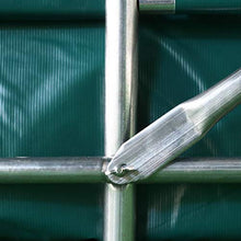 vidaXL Tenda Garage Capanno Tendone Gazebo Padiglione Telone Tendostruttura Tenda Esterno Giardino Ricovero Ripostiglio in PVC Verde