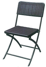 Cilvani Set Giardino Tavolo Pieghevole Set Tavolo + 2 sedie Pieghevole Rattan PIC nic terrazzo giardn