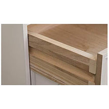 Comodino Comodino con cassetti in Legno massello, con Forte capacità di Cuscinetto per Camera da Letto, Studio, ECC. Bellissimo. B