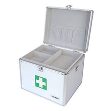 HMF 14702-09 Medicina Box, Valigia Medica, Alluminio, 30 x 25 x 25 cm