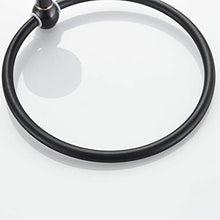 BigBig Home - Portasciugamani da Parete Realizzato in Ottone, con Finitura in Bronzo lucidato a Olio, per Vari Usi in WC e Cucina Towel Ring