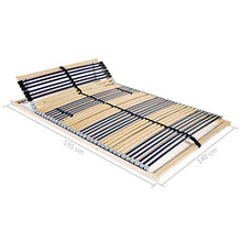 vidaXL Legno Faggio Doghe Rete 7 Zone 42 Doghe 140x200 cm Letto Matrimoniale