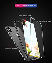 Suhctup Compatibile con Xiaomi Mi A3 / CC9e Custodia Protettiva in Vetro Temperato 9H + Cornice Paraurti in TPU Silicone Morbido Assorbimento degli Urti a 360 Gradi Protezione -Libellula