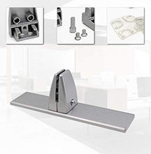 AHIN Schermo Partizioni Clip, Clip di Partizione dello Schermo, Morsetto Divisorio per Scrivania da Ufficio, Materiale in Lega di Alluminio, Nessuna Installazione Perforata,4 Pieces