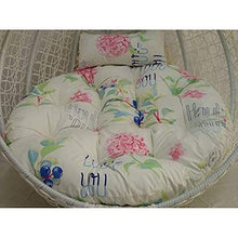 Cuscino rotondo per sedia Papasan con cuscino grande addensare swing sedia cuscino vimini rattan uovo nido appeso uovo amaca sedia cuscino per esterno