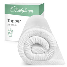 Dailydream coprimaterasso in viscoelastico Model M con Effetto Memory Foam, 140x200x5cm, Edition “Aloe Vera”