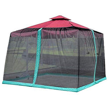 SKYLLPATION Zanzariera per ombrelli - Gazebo per zanzariera - con Tubo - Bianco