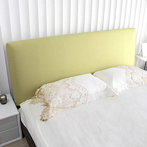 Renbin Copertura Testiera Letto, Fodera per Testiera del Letto Ad Alta Elasticità, Fodera Antipolvere per Arredamento Camera da Letto,D-180cm