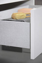 Randalsa Mobili Baltic 80 cm | Bianco | Mobile con 2 cassetti + Piano lavabo + lavabo da appoggio