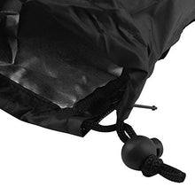 Tarente Tavola Rotonda Copertura Antipolvere Esterna Impermeabile coperture Giardino Patio mobili (Nero)