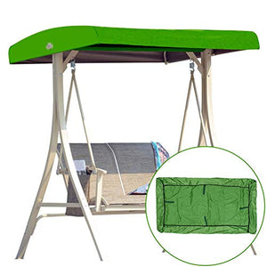 winnerruby Tettoia di Ricambio per Sedile da Altalena, Copertura Superiore Amaca Impermeabile per Cortile Portico Giardino Esterno (191x120cm)