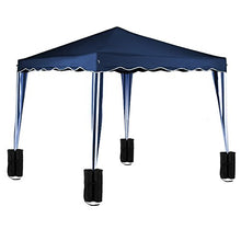 Deuba Zavorre Peso Gazebo 4 x 2 Sacchi riempibili padiglioni Ferma Tenda Base Padiglione Giardino Esterno gazzebo