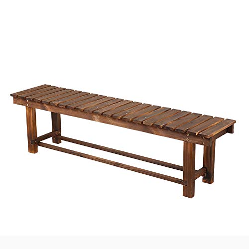 outdoor furniture Panchina in Legno massello, Panchina all'aperto a 3 posti, Sedili in Legno da Parco Impermeabili e antitarme, Panchine per Prati e portici