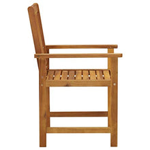 SKM Set da Pranzo da Giardino 5 pz in Legno Massello di Acacia (45.8kg)