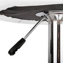 Set di 2 sgabelli per sala da pranzo in similpelle, altezza regolabile, ristorante/bar / girevole, colore: bianco