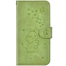 Robinsoni Custodia Compatibile con Samsung Galaxy Note 10 Pro Case Portafoglio Cover Dumbo Stampato Libro Pelle PU Antiurto Case Taccuino Cover Libretto Cartone Animato Case Folio Flip Cover Verde