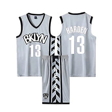 SHPP James Harden No.13 Uomini's Canestro da Basket Adulto Vestito Estivo Uniforme,Uomini's Abito da Allenauominito Estivo E Pantaloni Due-Abito Pezzo,Tessuto Confortevole (XS-XXXXXL)-Grigio M