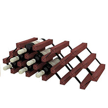 YWYW Ornamenti Wine Rack Home Restaurant Wine Cellar Bar Portabottiglie in Legno massello Portabottiglie (Dimensioni: 69 × 23 5 × 24 cm)