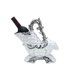 AVEO Portabottiglie di Vino Red Wine Rack Europea Soggiorno di Lusso Supporto del Vino Shelf Decorazioni di Vino Nuova casa i Regali di Nozze Scatola per Vino (Color : White)