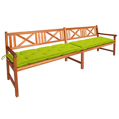 vidaXL Panca da Giardino con Cuscini 240 cm in Massello di Acacia