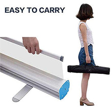 Divisore Pop Up in Plastica, Banner A Rullo Pop-Up Protettivo Con Protezione Anti-Starnuto in Plastica Trasparente, 800 Mm X 2000 Mm