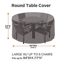 Mutmi Garden Garden Tovaglia Round Table Cover Protettiva Copertura Impermeabile (Dimensione, 178 x 58 cm),178 * 58 cm.