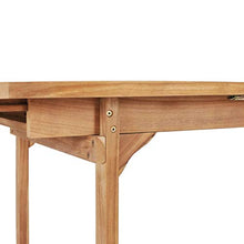 FAMIROSA Tavolo da Pranzo Allungabile 150-200x100x75 cm Massello di Teak-4675