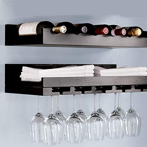 Wine racks Global- Cremagliere di Vino/Supporto di Tazza di Vino/mensola della Parete/Basamento della pianta, Parete del Salone Che appende Il Blocco per Parete della cremagliera della Decorazione