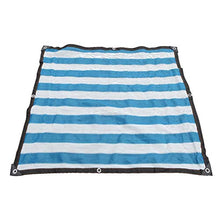 Telone Panno Ombra 80~85% Resistente Ai Raggi UV della Maglia, Blu Bianco Rete Ombreggiante per Piante da Giardino (Dimensioni : 8x10m)